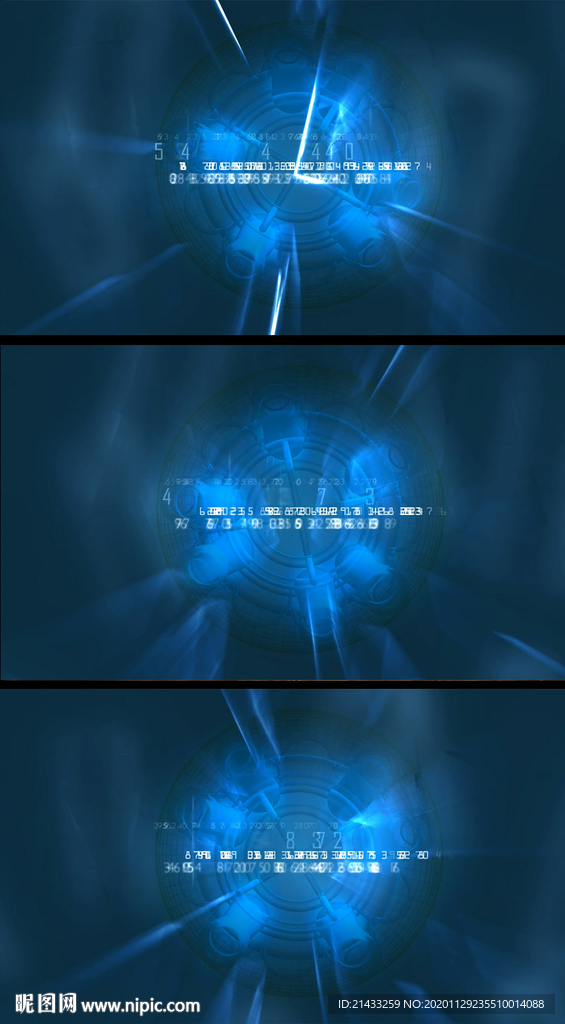 科幻未来数字编码视频素材