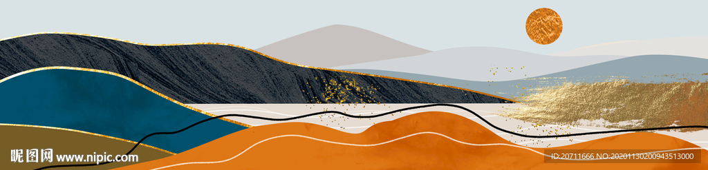 抽象轻奢装饰画