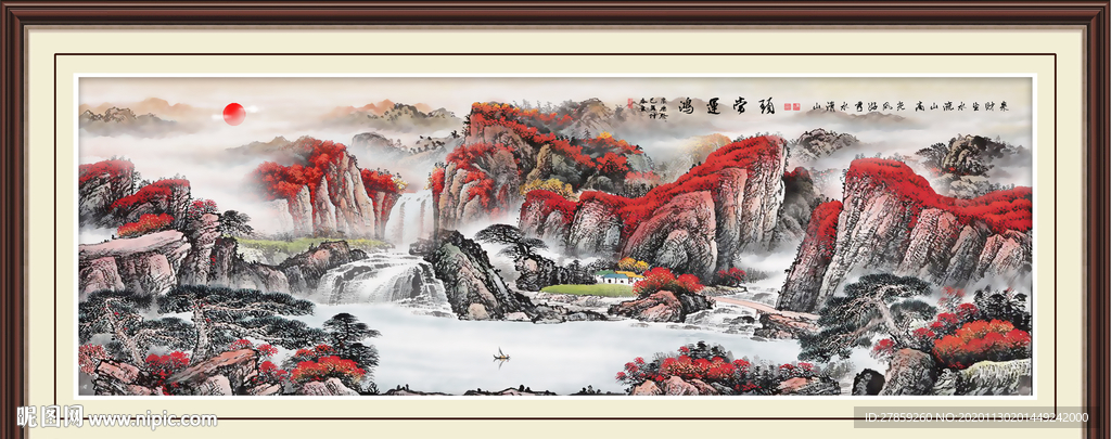 鸿运当头国画鸿运当头