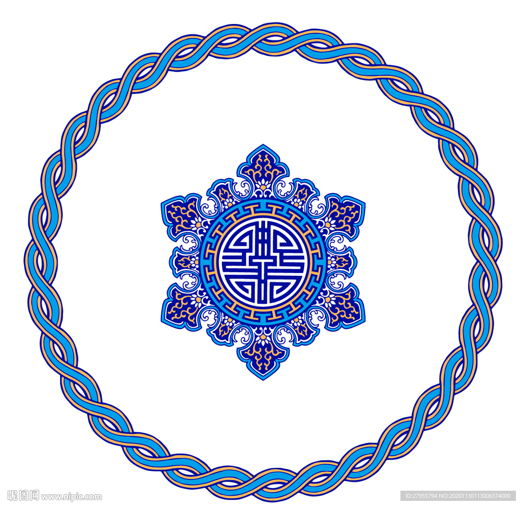 矢量花纹