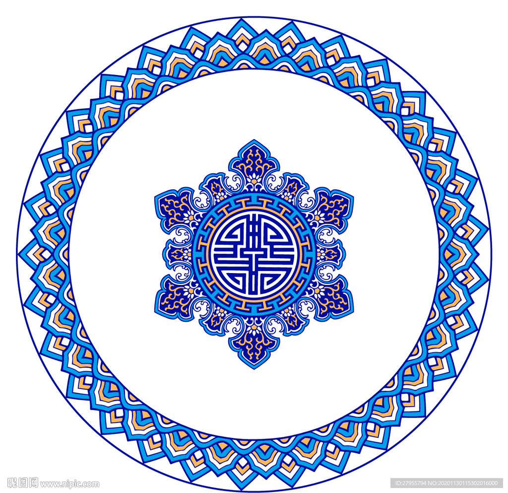 矢量花纹