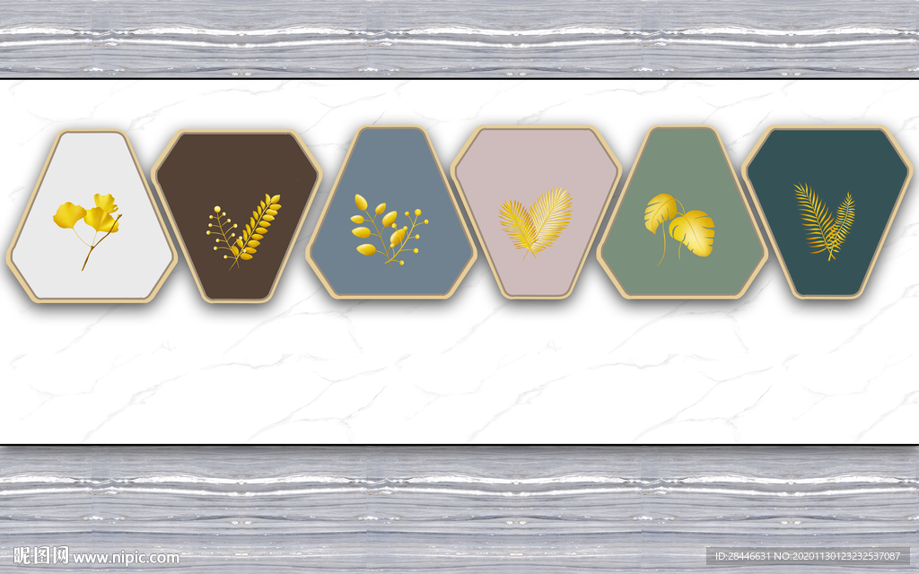 轻奢组合背景墙