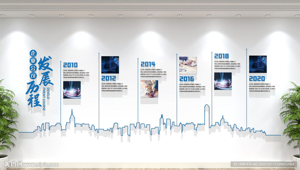 企业发展历程文化墙