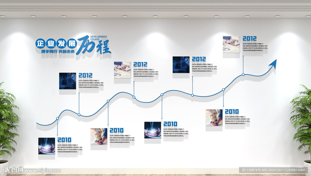 公司发展历程文化墙