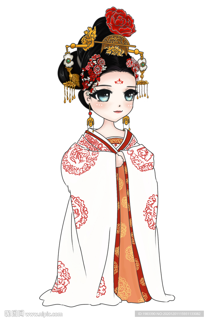Q版武则天卡通设定