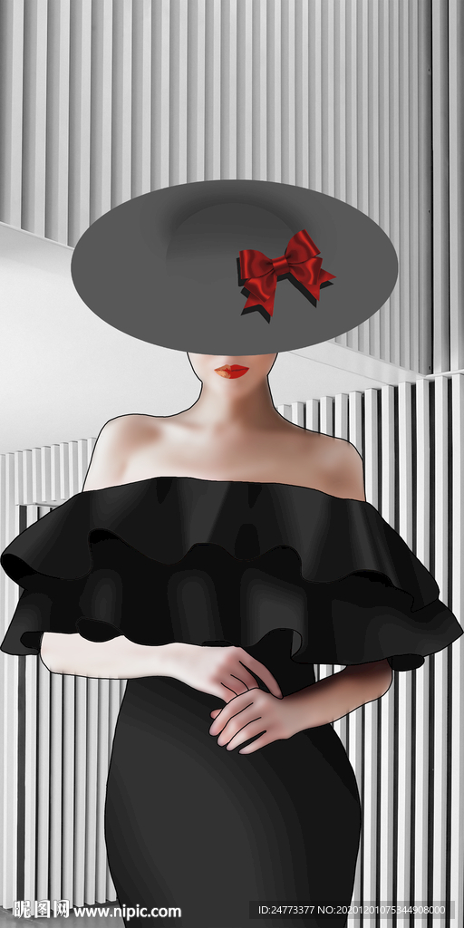 美女人物装饰画