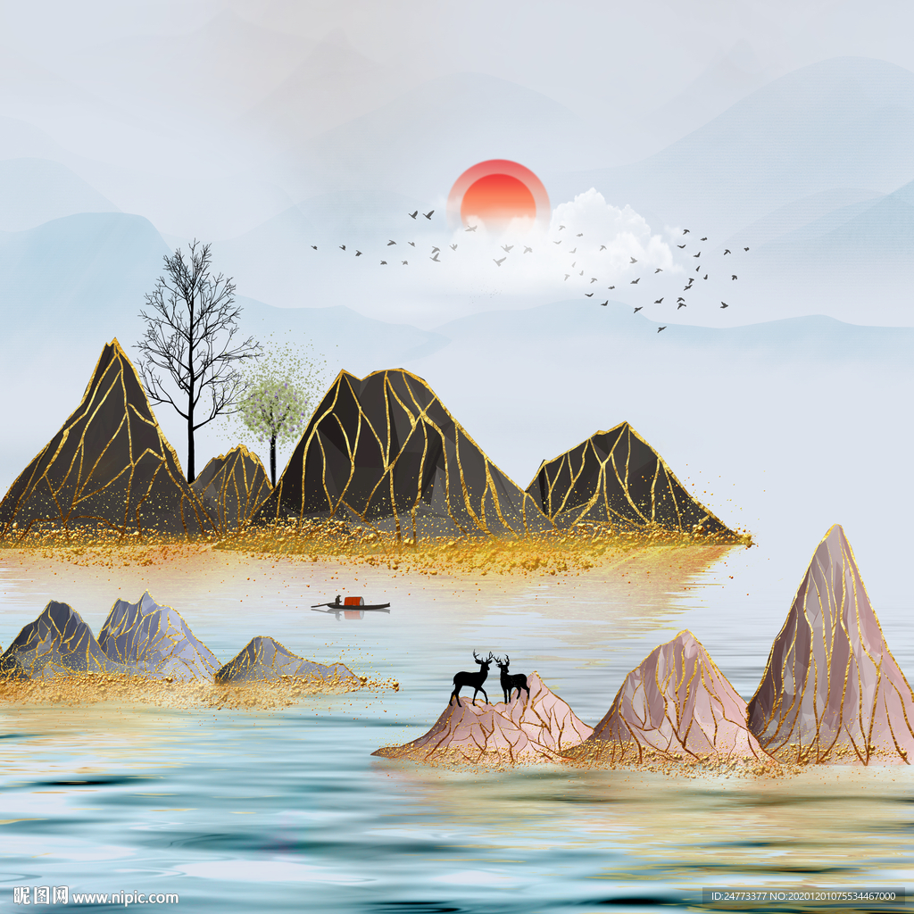 山水装饰画