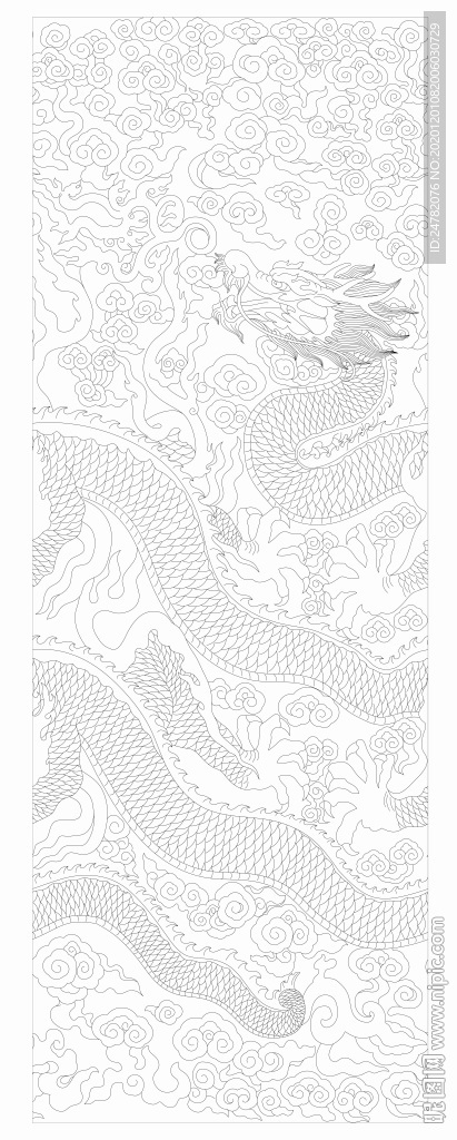 龙盘柱