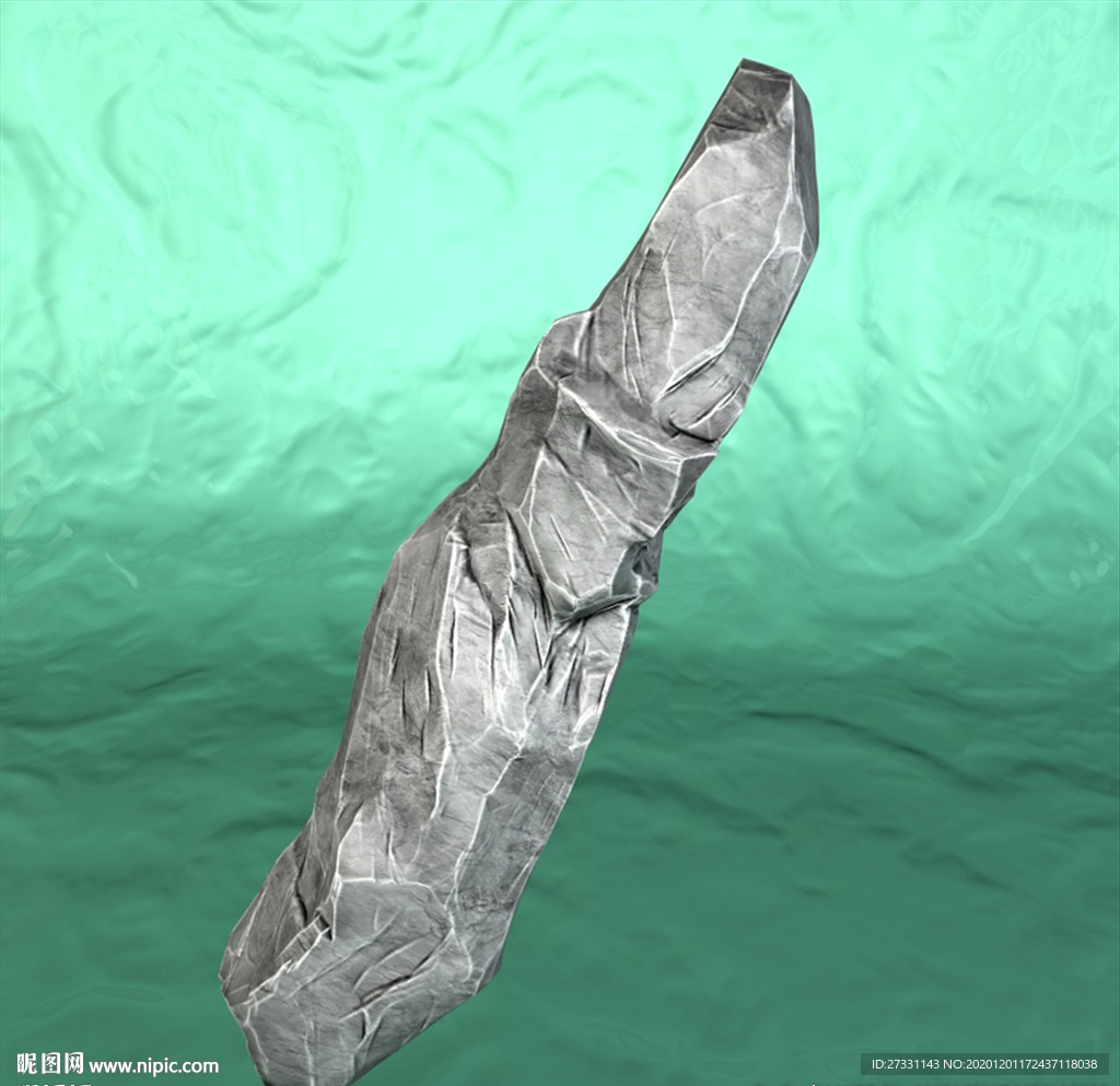 陨石模型 C4D模型 宇宙行星