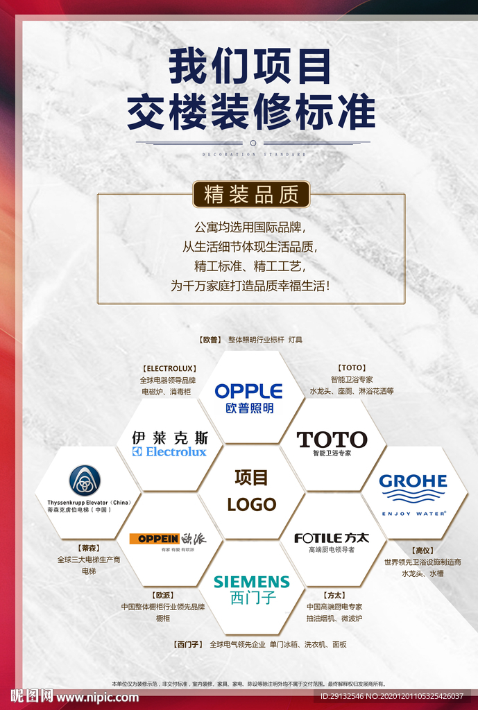 交楼标准公示