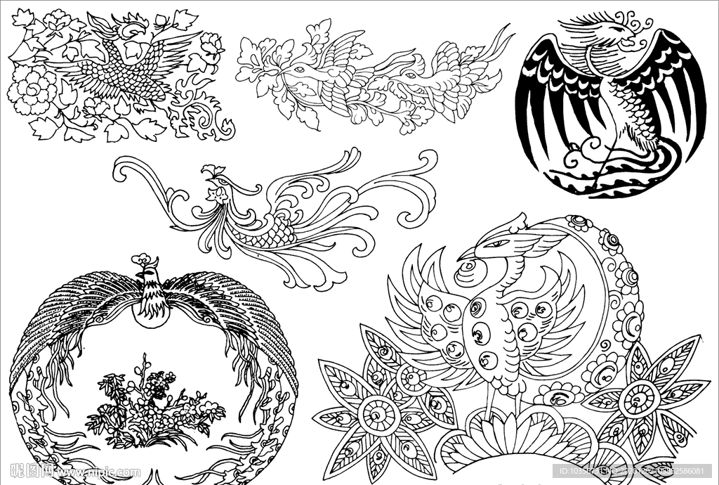 近代图案几何图案纹理