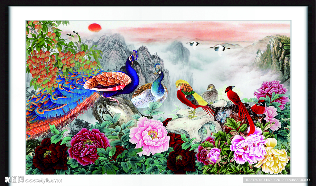 牡丹花开富贵