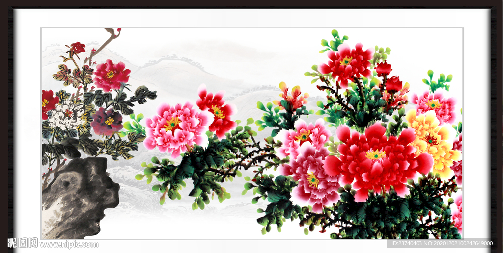 牡丹花开富贵