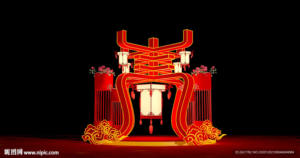 春节新年美陈DP