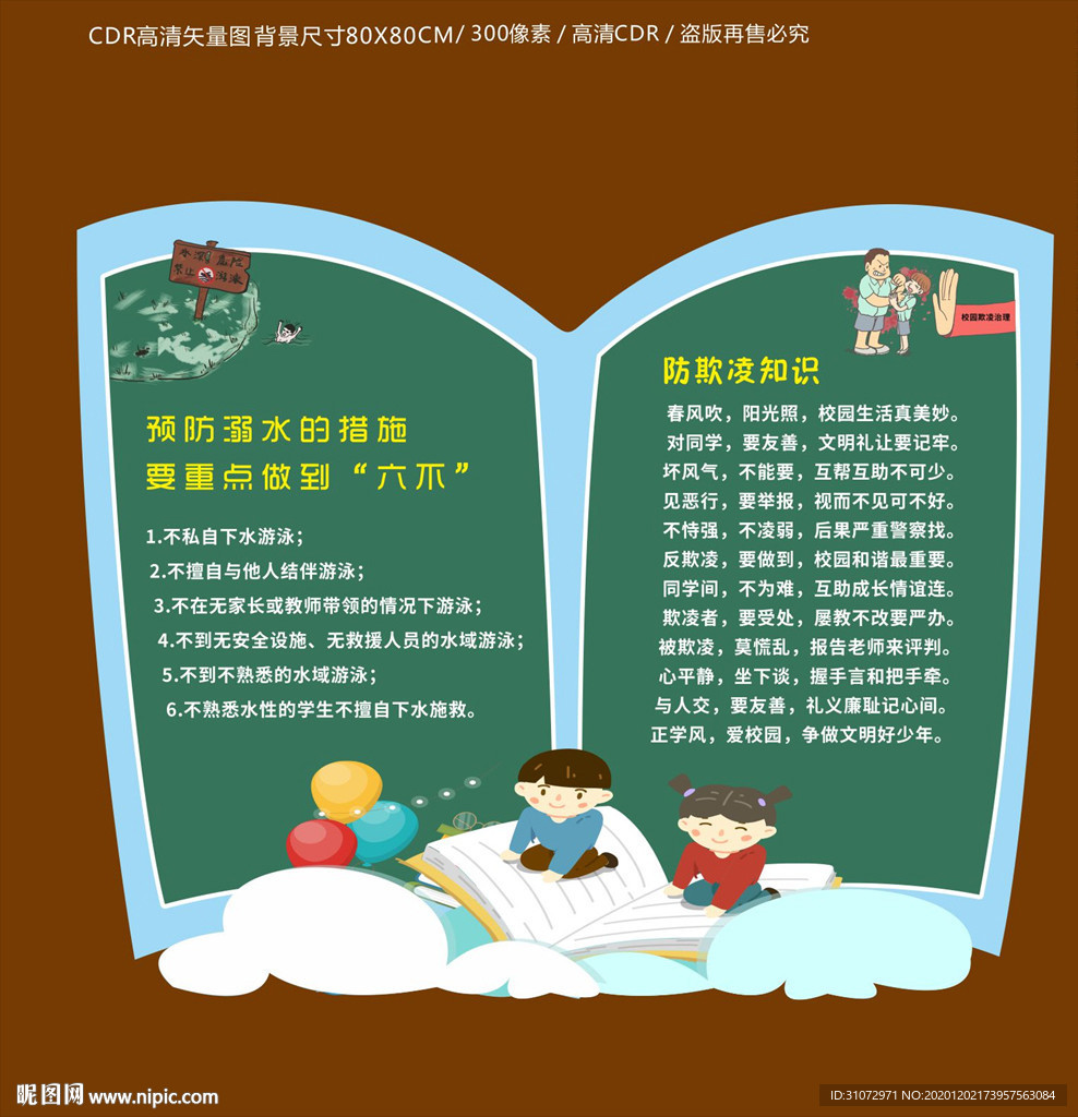 防溺水标识牌