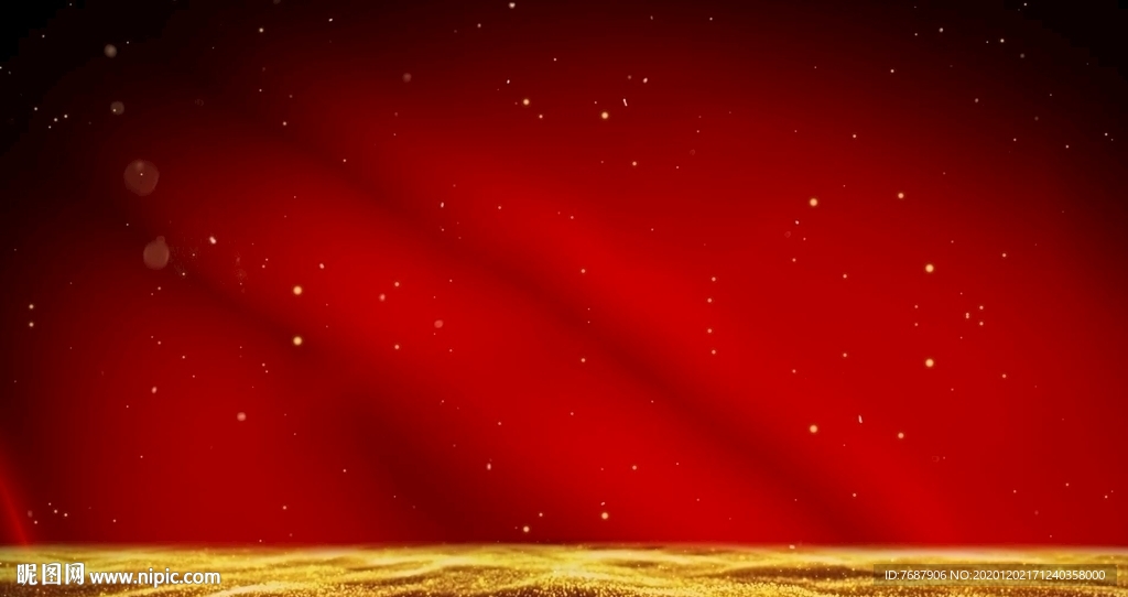 红色海洋粒子抖动