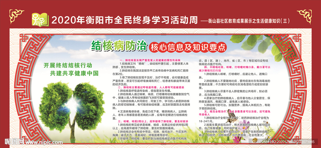 结核病防治展板