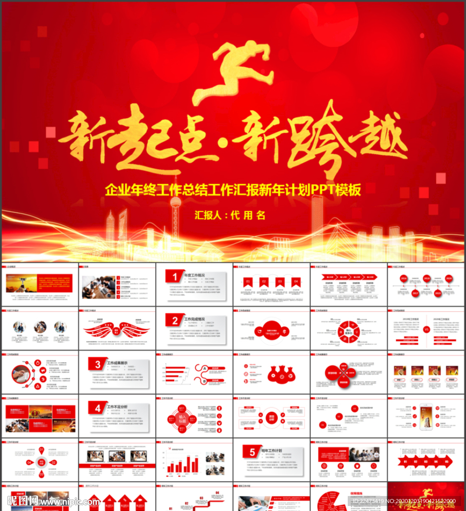 年终工作总结汇报PPT