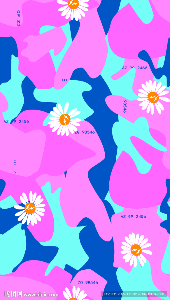 迷彩 菊花