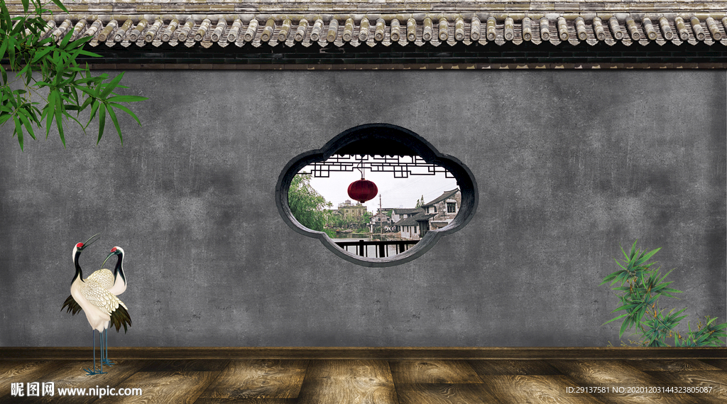 新中式中国风古典装饰背景墙