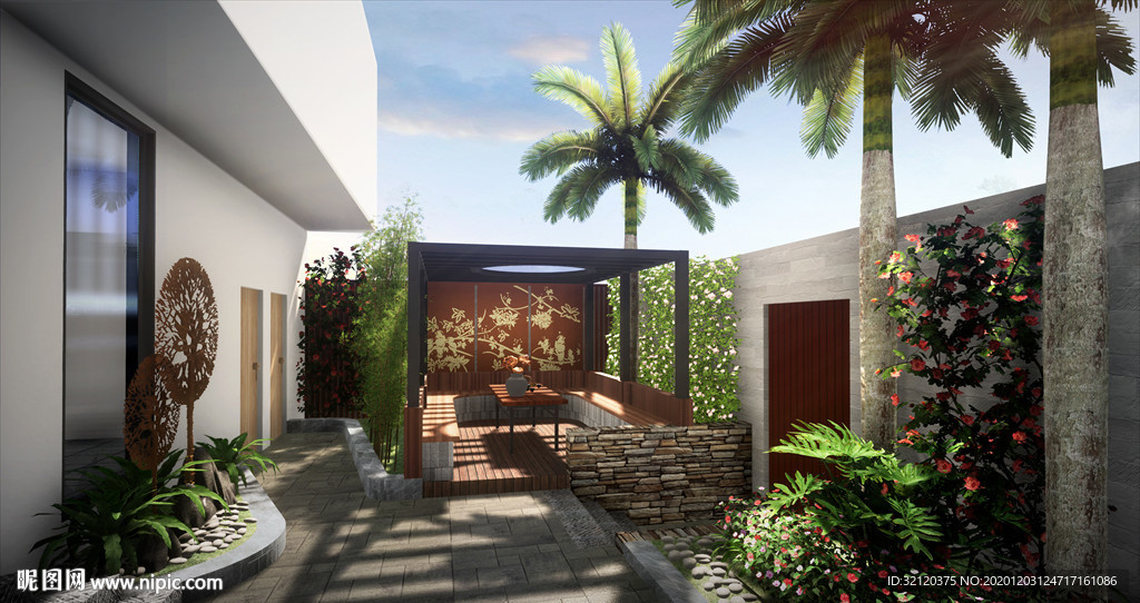 庭院景观效果图