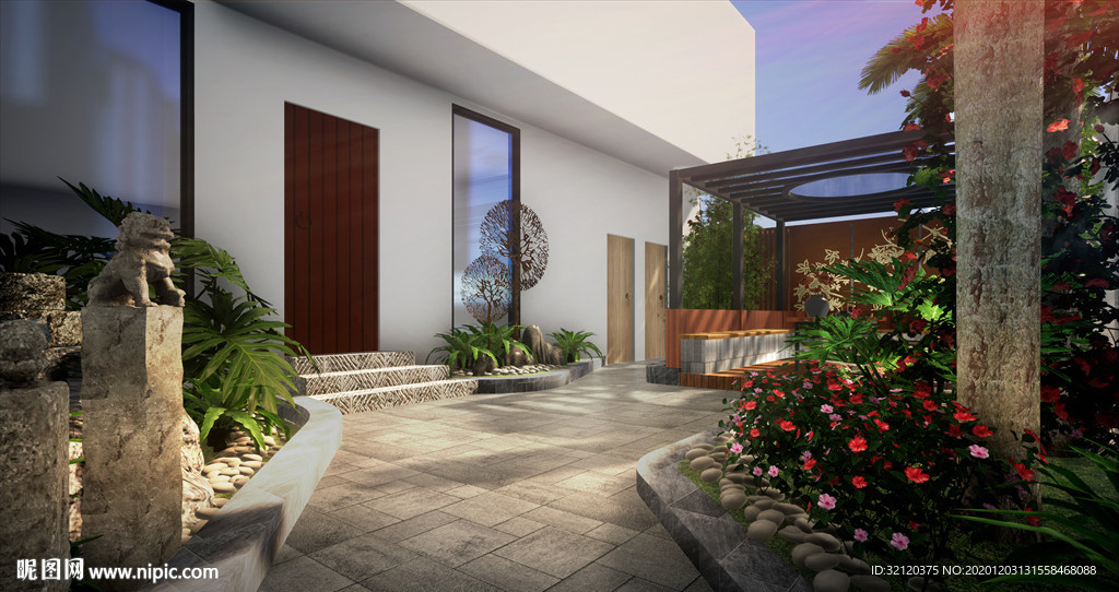 庭院景观效果图