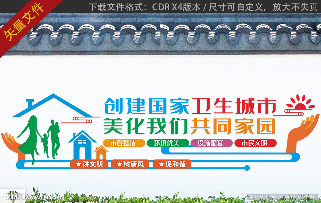 文明城市文化墙