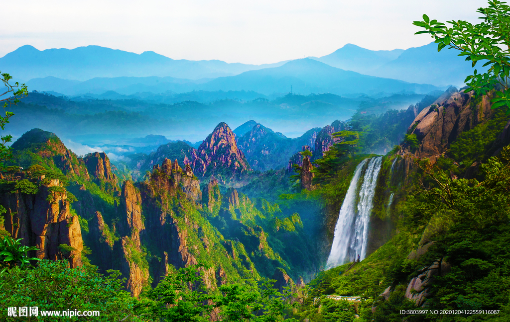 山水风景画 高山流水