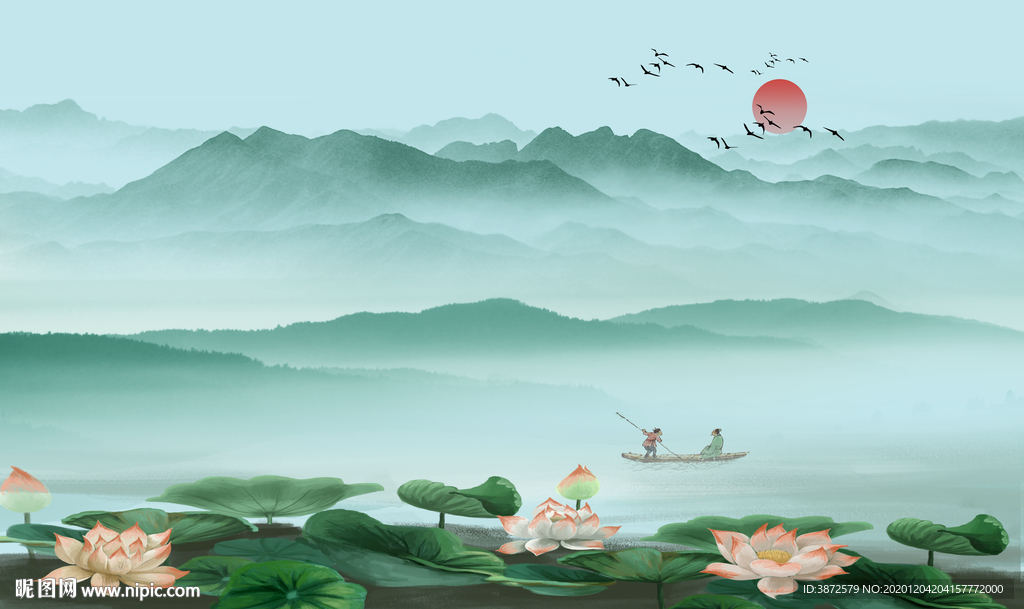 水墨山水