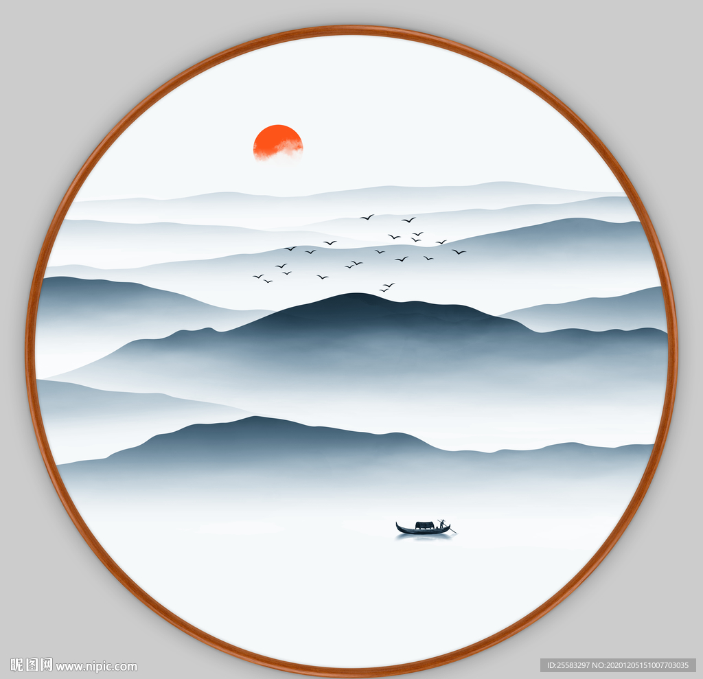意境山水画