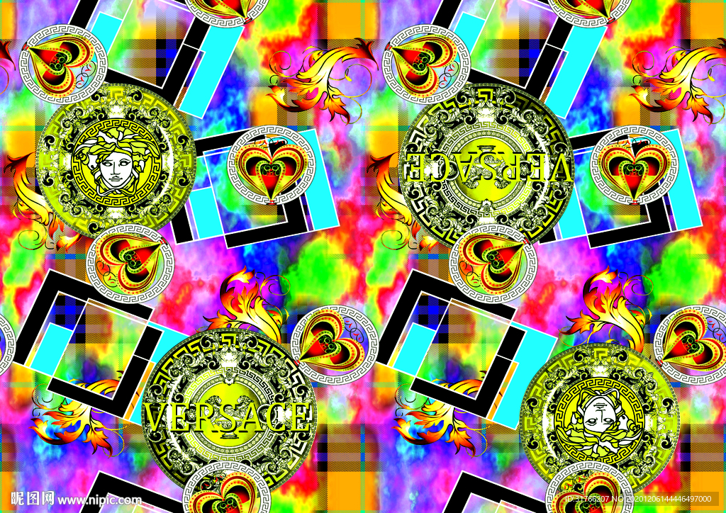 男装 大牌男装 扎染印花 分层