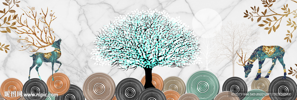 晶瓷画装饰画挂画三联