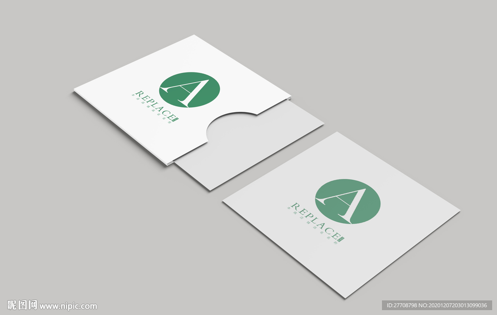 卡片卡套样机图片