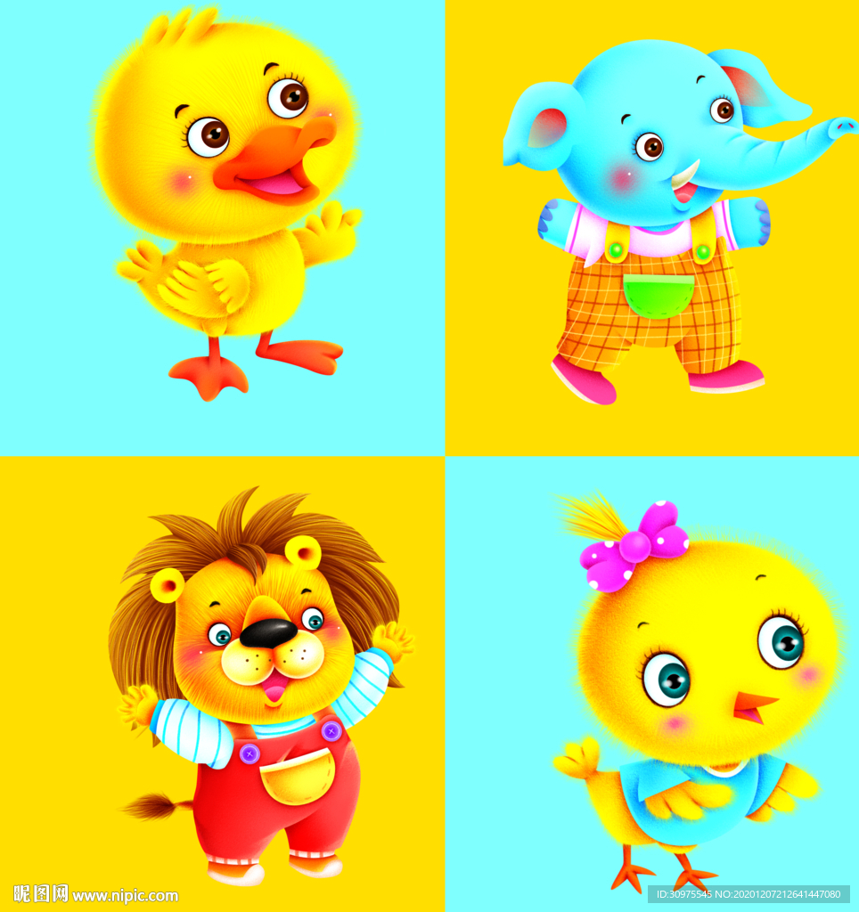 幼小衔接动物卡片