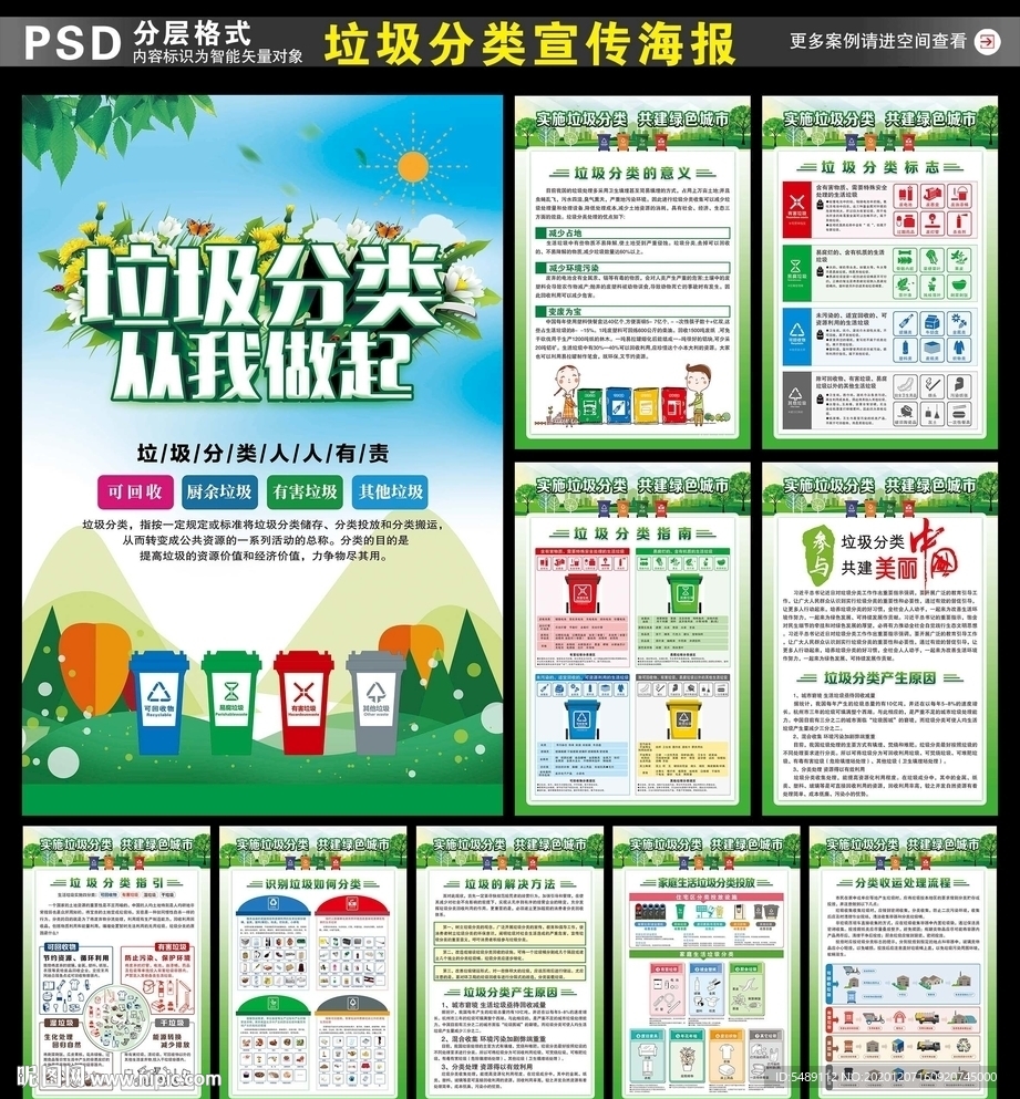 垃圾分类海报