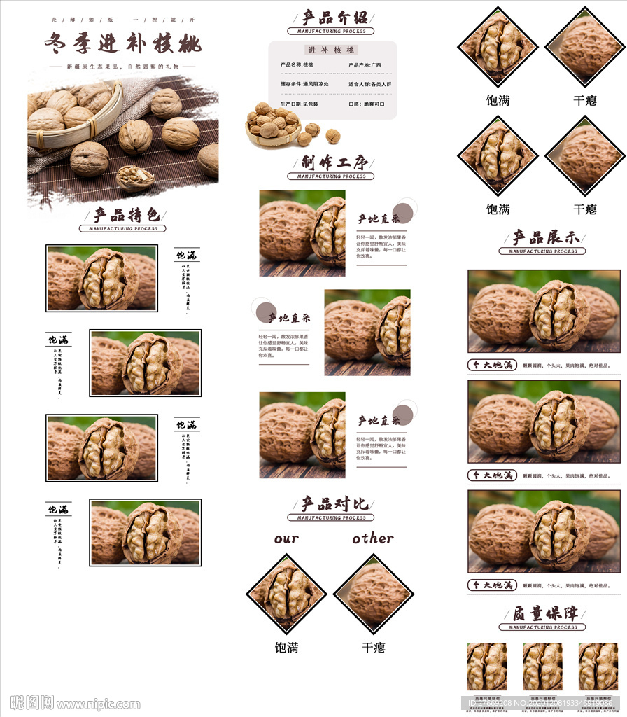 大核桃详情页