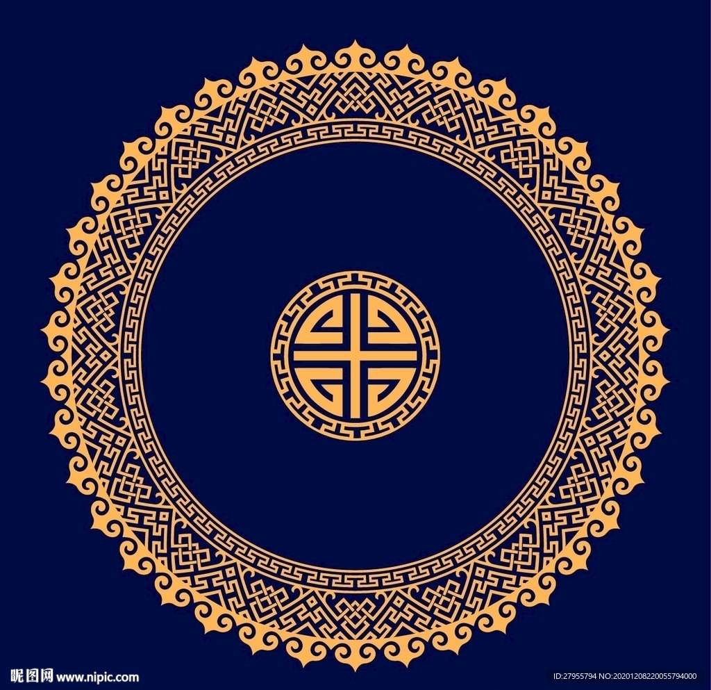 矢量花纹