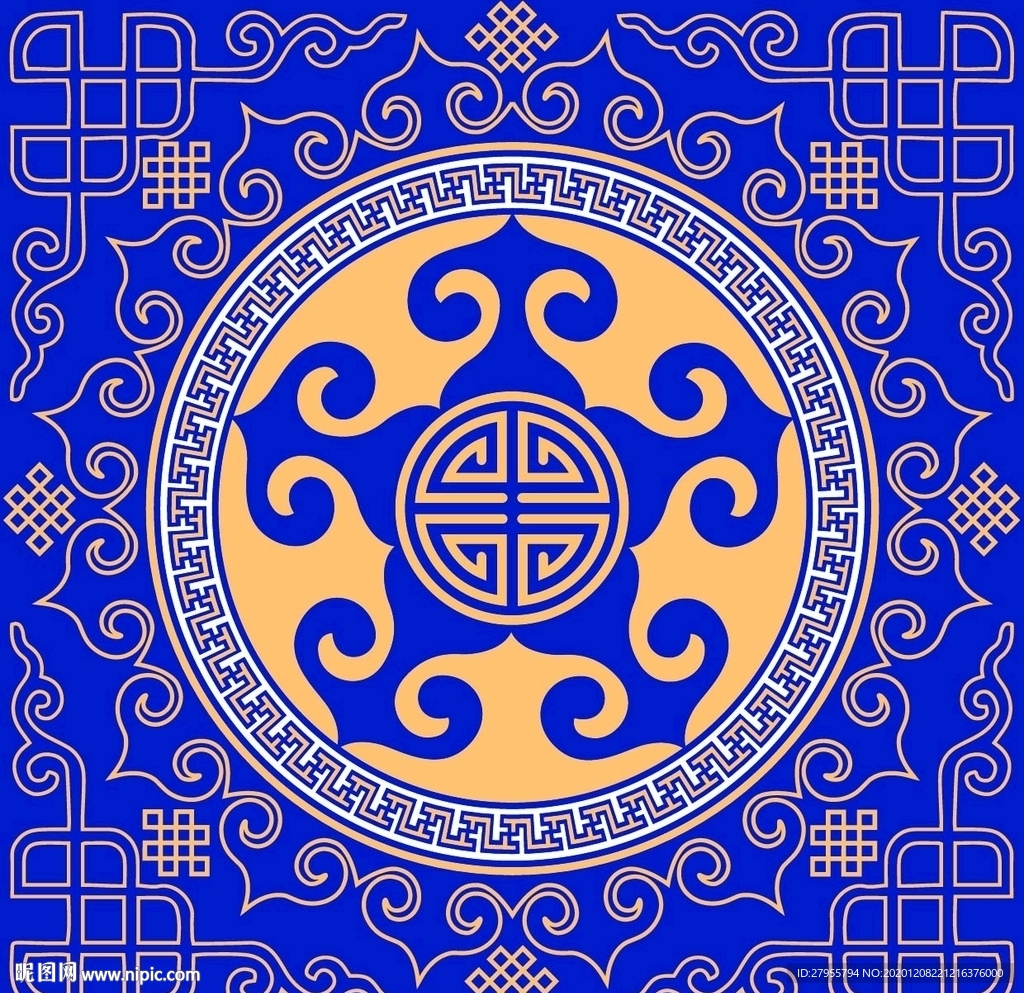 矢量花纹