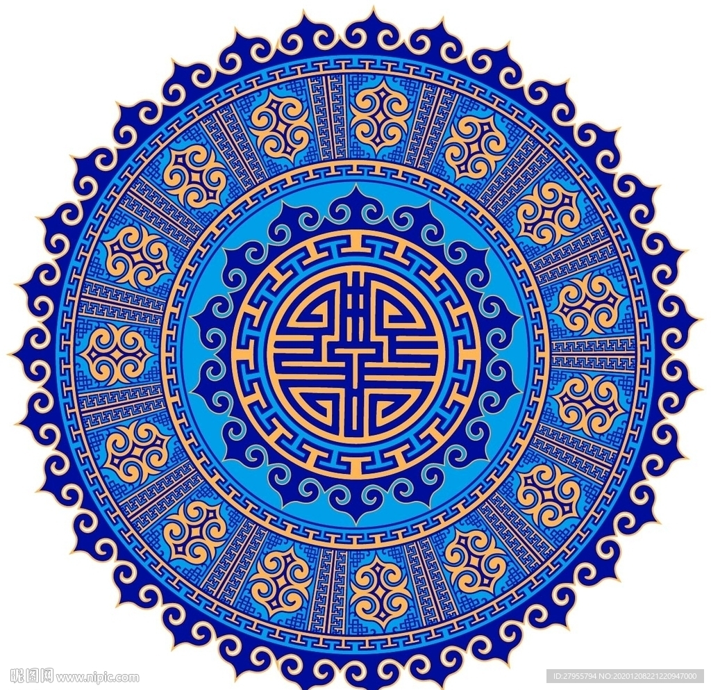 矢量花纹