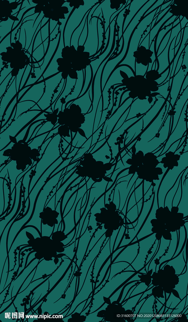 满底数码印花图案