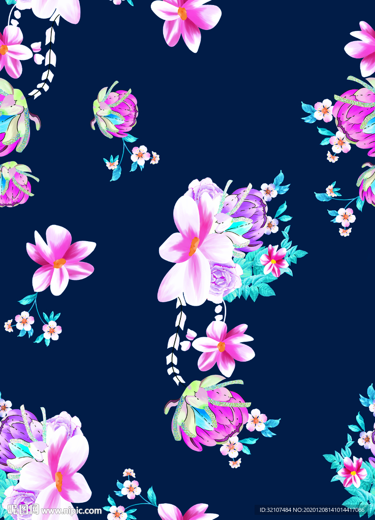 手绘花