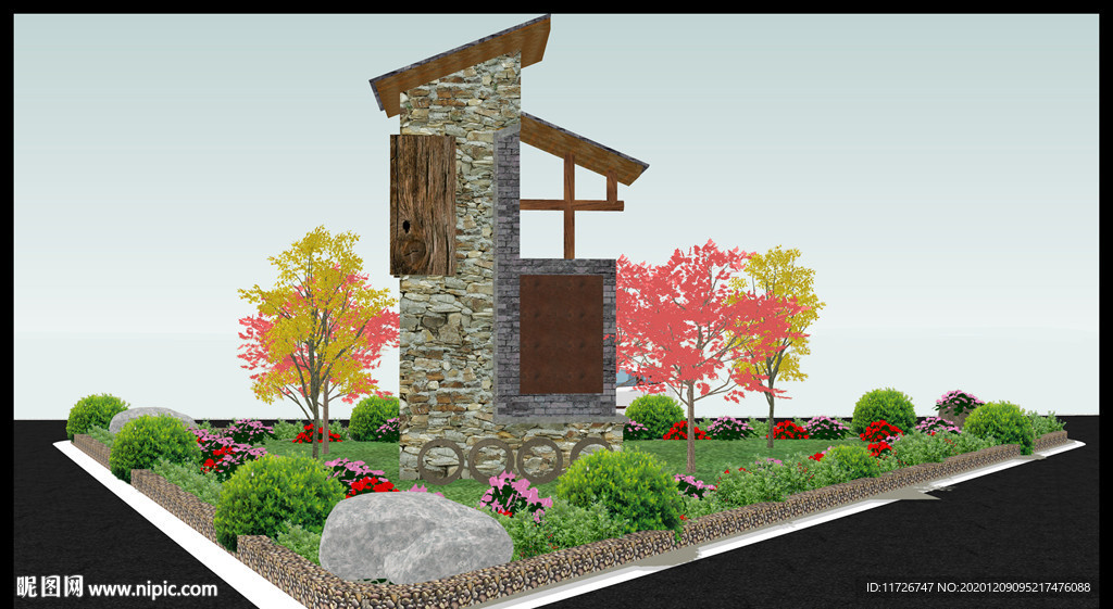 乡村入村节点设计