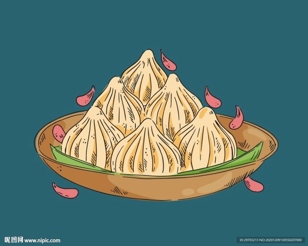 卡通包子