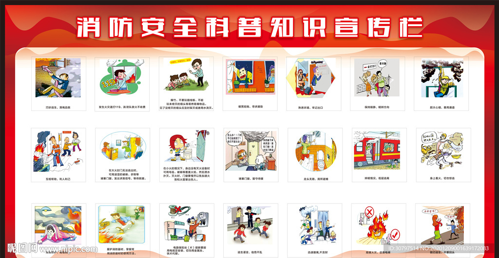 消防安全科普知识宣传栏