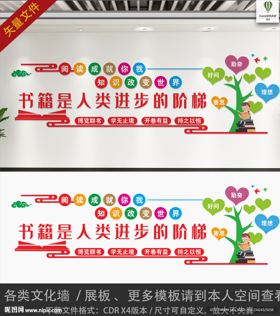 图书馆形象墙