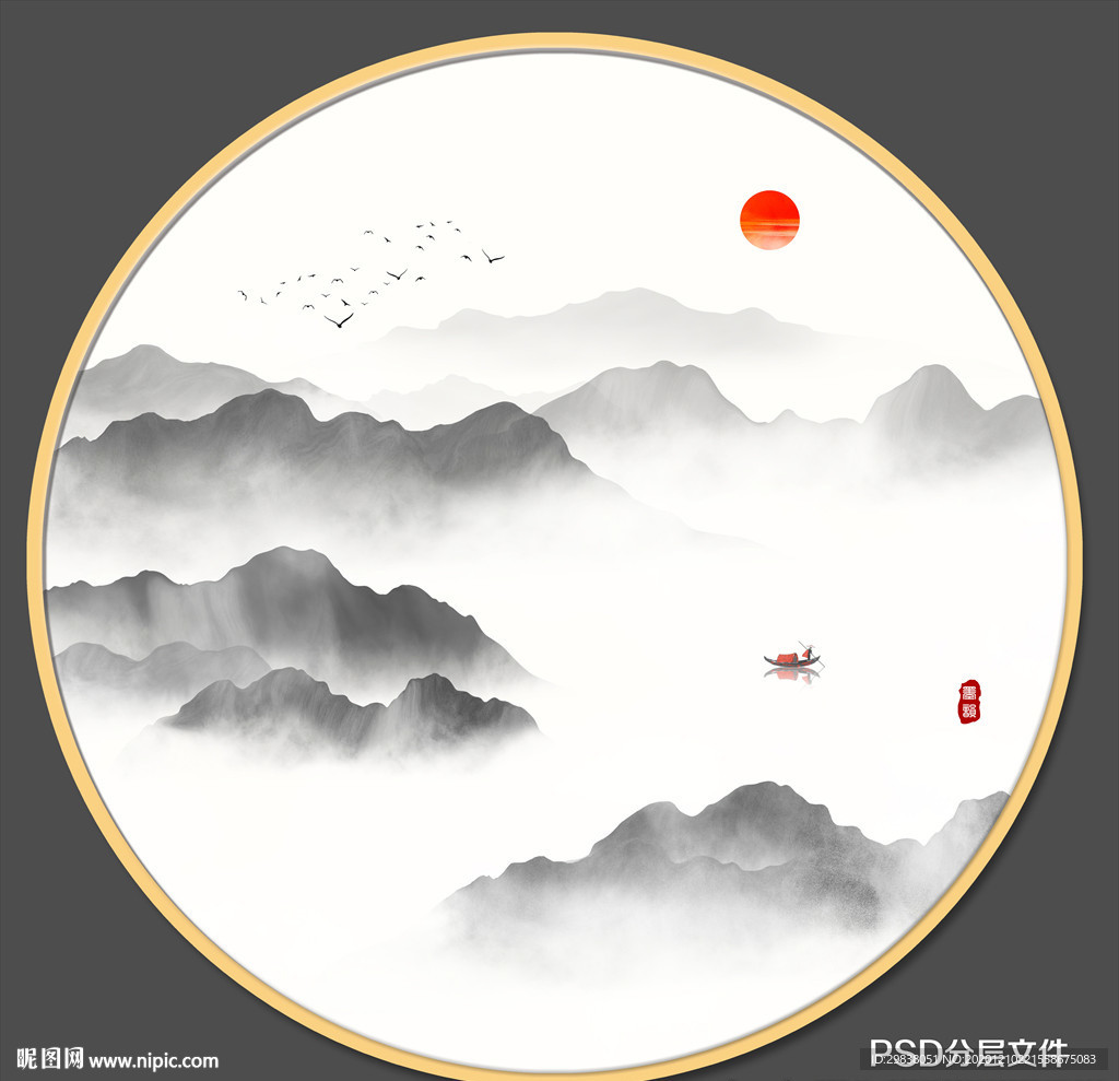 意境山水装饰画