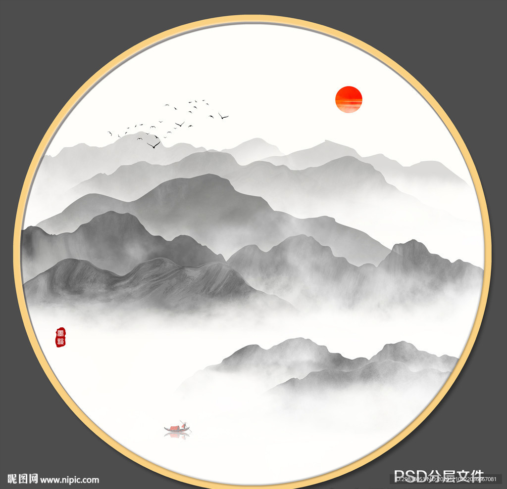 山水装饰画