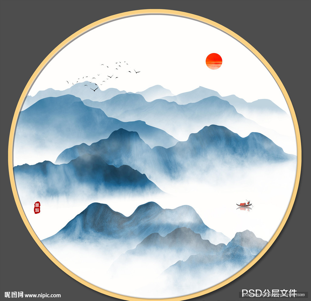 山水装饰画