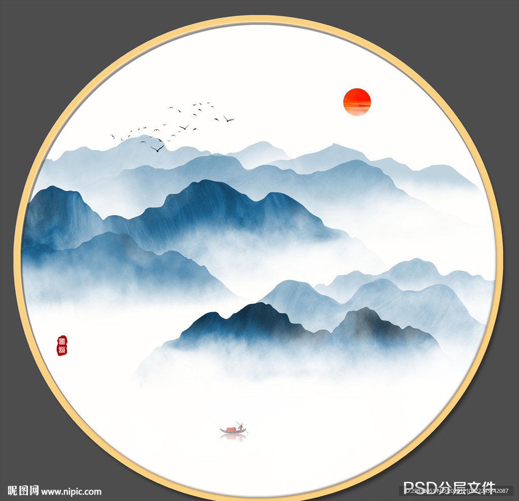 山水装饰画