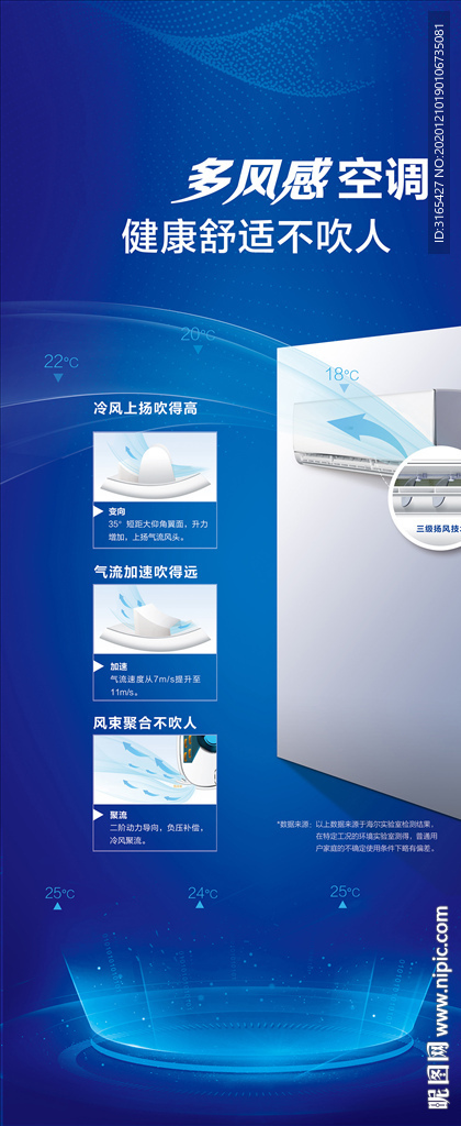 多风感空调海报